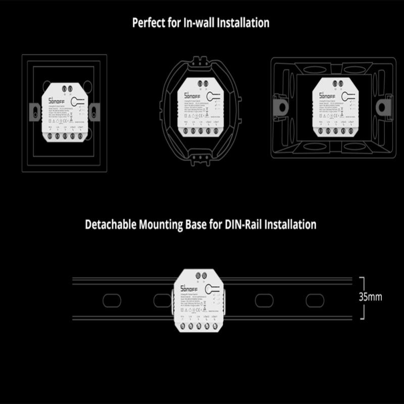 สวิตช์อัจฉริยะ SONOFF DUAL R3  - Sonoff บทวิจารณ์และราคา