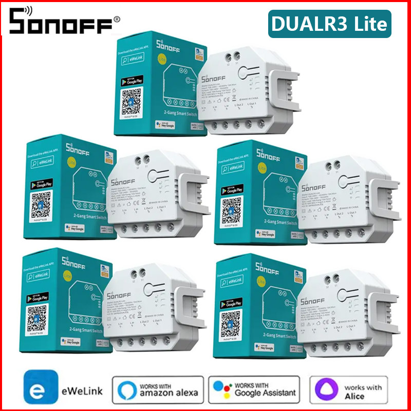 สวิตช์อัจฉริยะ SONOFF DUAL R3  - Sonoff บทวิจารณ์และราคา