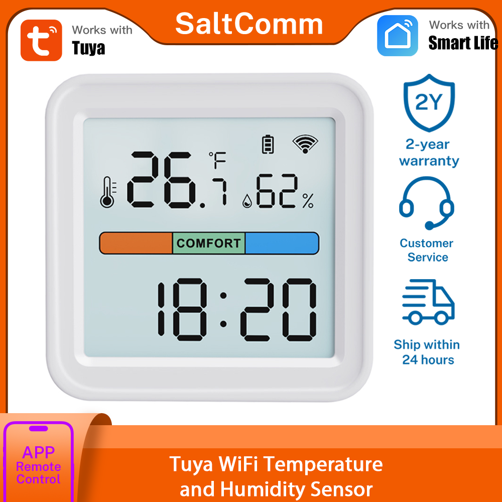 ทูยา นิว ไวไฟเซ็นเซอร์วัดอุณหภ - Home Assistant Tuya บทวิจารณ์และราคา