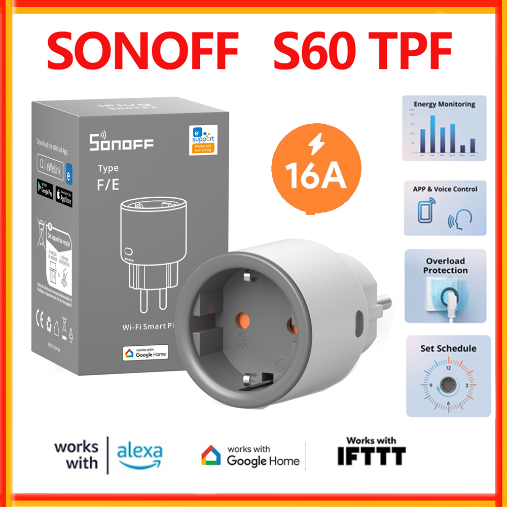 SONOFF S60 TPF EU Wifi Smart P - Sonoff Basic บทวิจารณ์และราคา