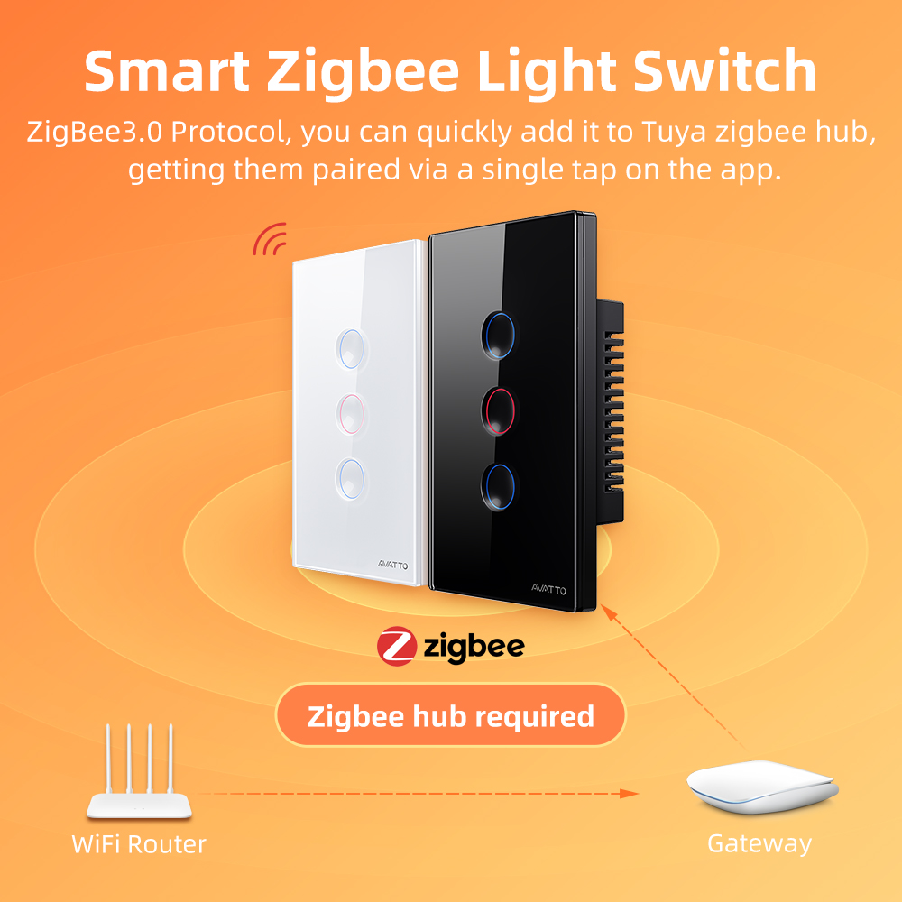 AVATTO 1/2/3/4 Gang ZigBee สวิ - Smart Relay Tuya บทวิจารณ์และราคา